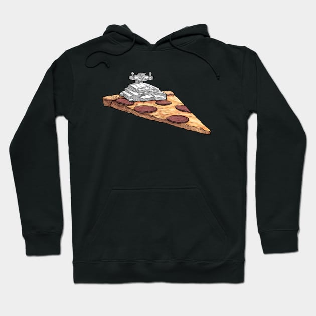 Pizza Destroyer Hoodie by pachyderm1